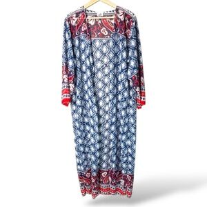 LULLA by BINDYA Long Line Polyester Chiffon Coverup / Cardigan / Jacket O/S